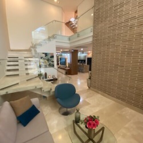 Casa de Lujo en Villa Campestre – Diseño Moderno, Tecnología y Vista al Mar 363 m + 80 m2 de terraza